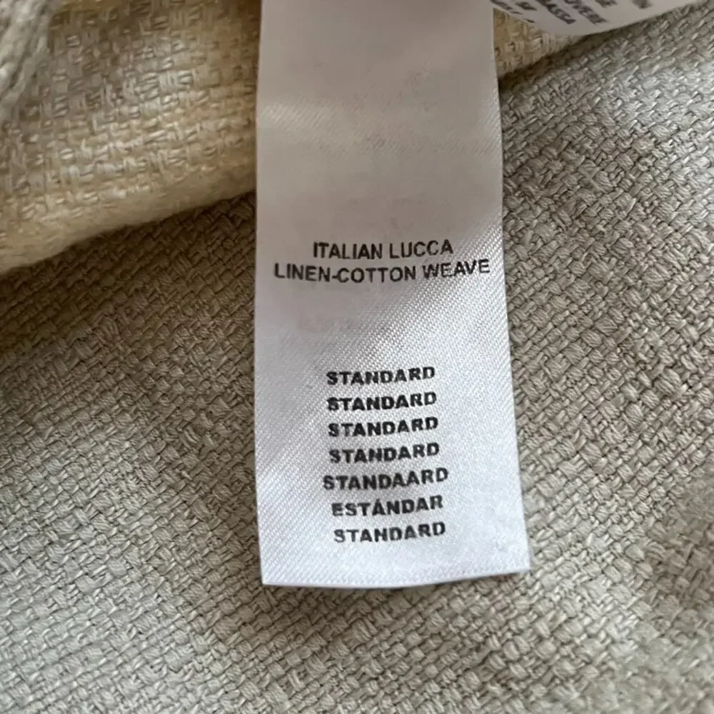 RH Restoration Hardware Italian Lucca Linen Cotton Weave Duvet Cover and shams